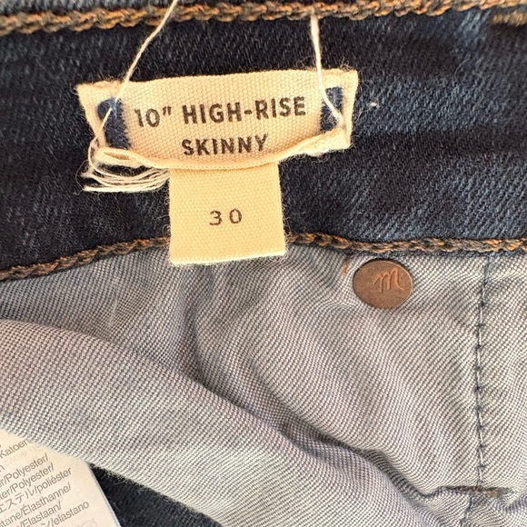 Madewell 10" High-Rise Skinny Jeans - Picture 3 of 5